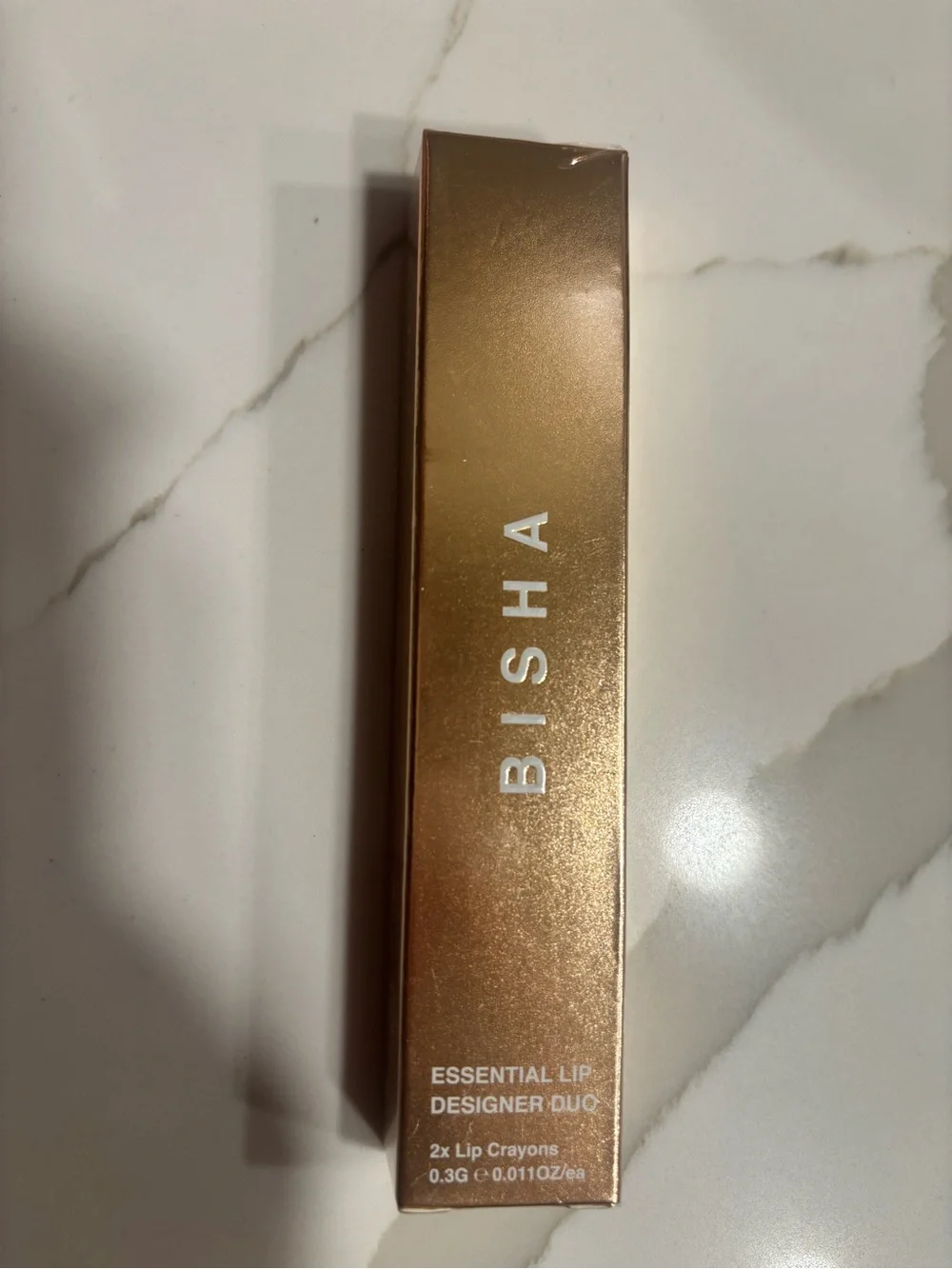 BISHA Essential Rice Water Makeup Primer and essential lip designer duo.